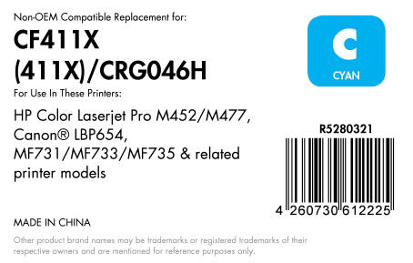 OFFICE-Partner Premium Toner recycelt - alternativ zu HP 410X (CF411X) - cyan OFFICE-Partner Premium Toner recycelt - alternativ zu HP 410X (CF411X) - cyan